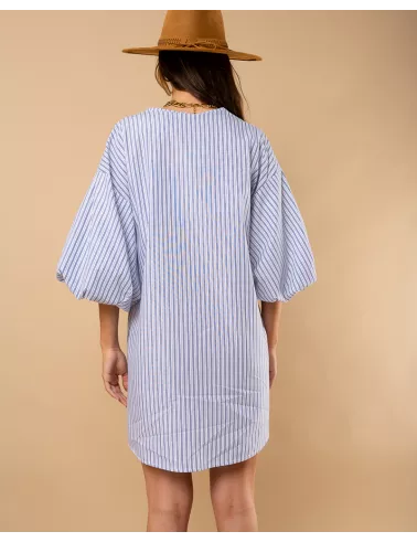 Robe manches bouffantes