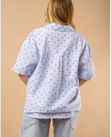 Chemise petits coeurs