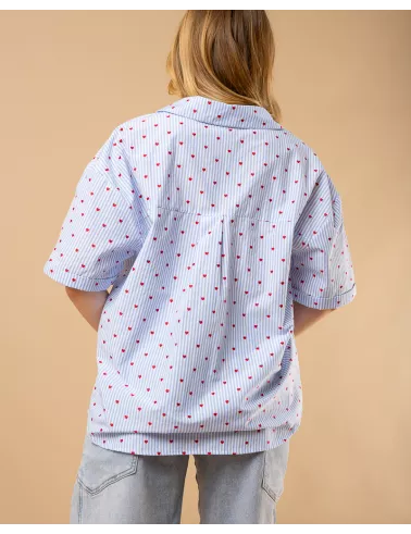 Chemise petits coeurs