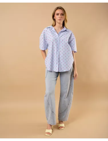 Chemise petits coeurs