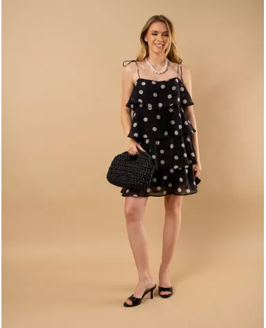 Robe volants pois