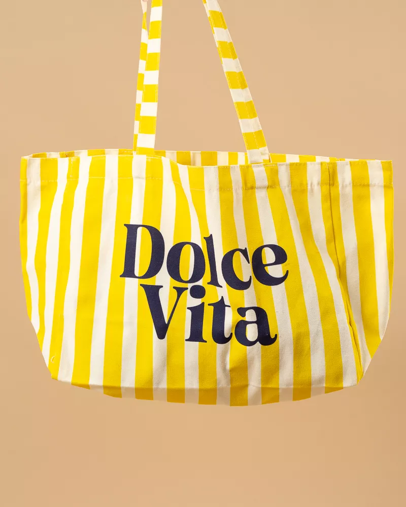 Sac toile dolce vita