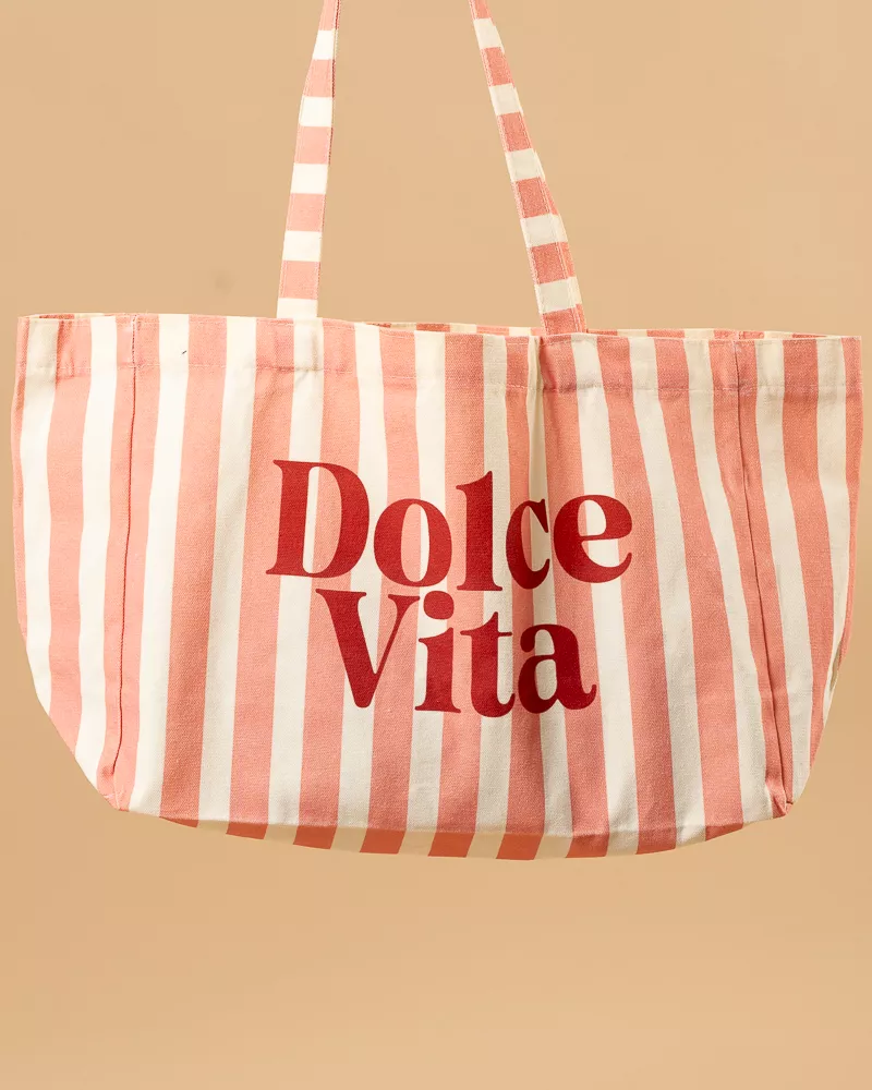 Sac toile dolce vita
