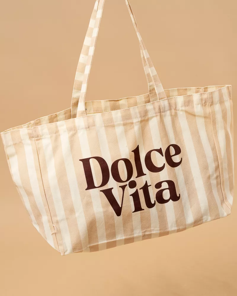 Sac toile dolce vita