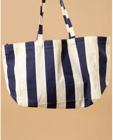 Sac toile rayé soleil