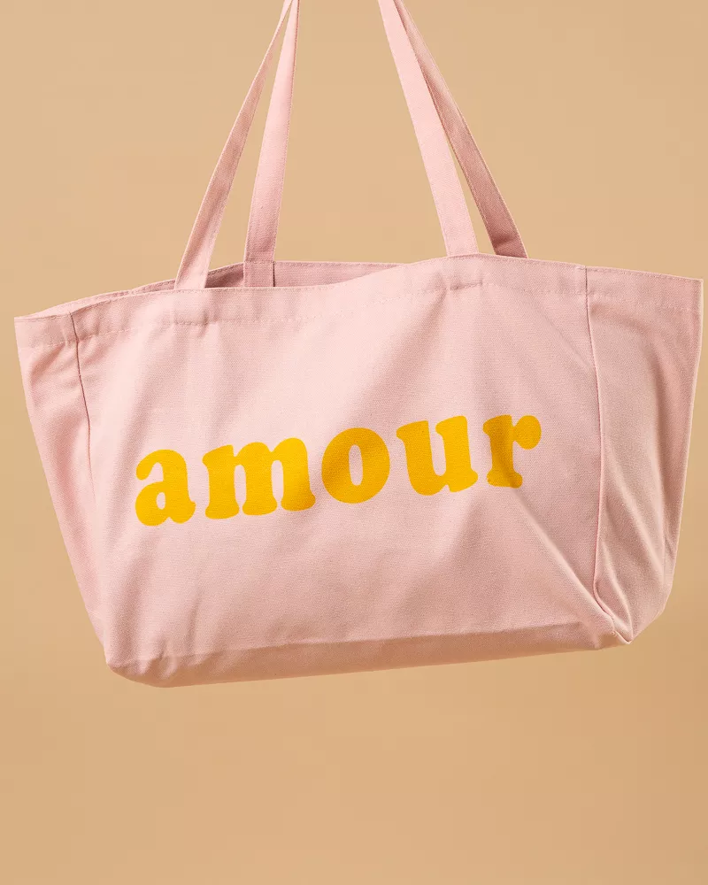 Sac toile amour