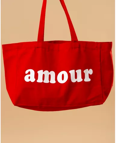 Sac toile amour