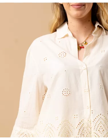 Chemise brodée