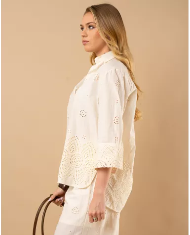 Chemise brodée