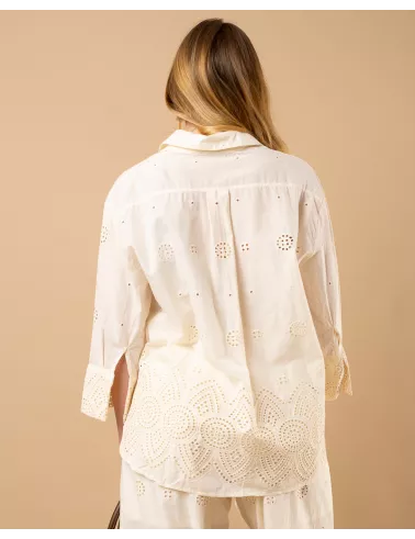 Chemise brodée