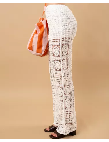 Pantalon macramé