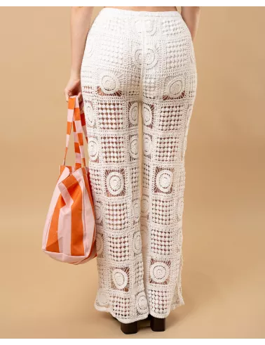 Pantalon macramé
