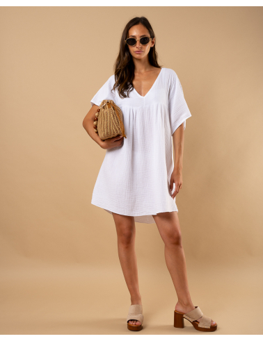 Robe gaze coton