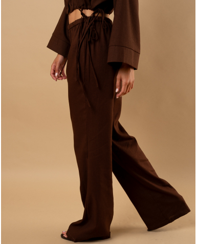 Pantalon Lin