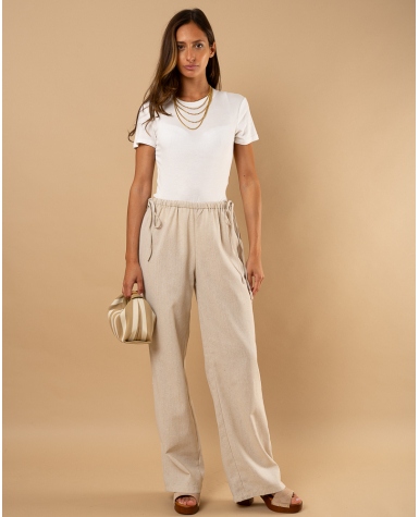 Pantalon Lin