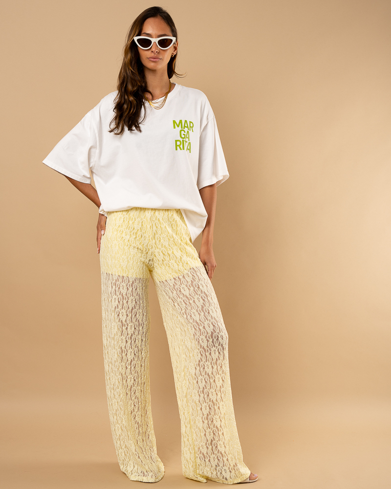 Pantalon dentelle