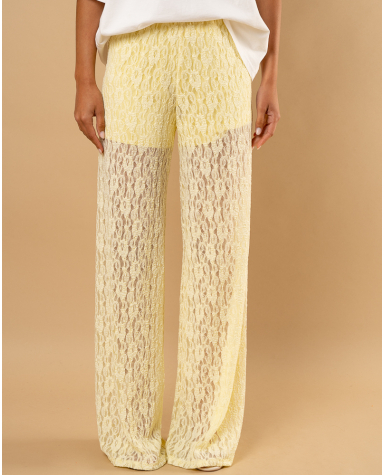 Pantalon dentelle