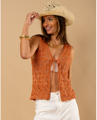 Gilet lurex