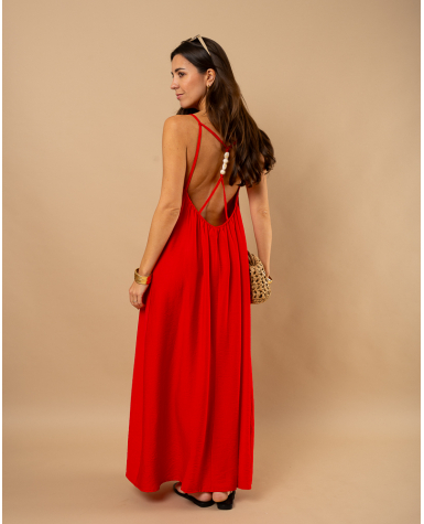 Robe dos perles