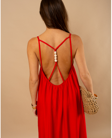 Robe dos perles