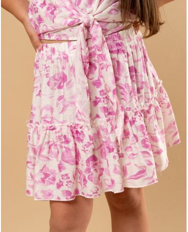 Jupe fleurs