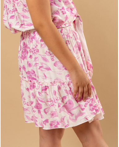 Jupe fleurs