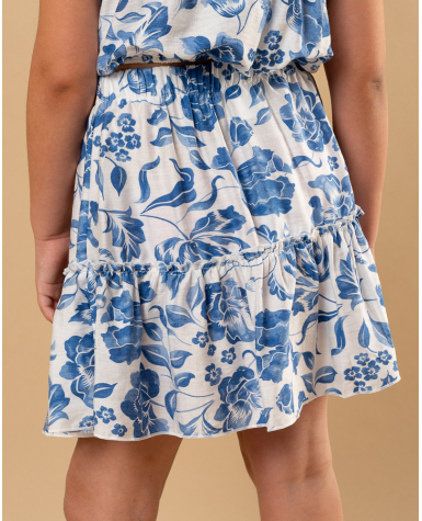 Jupe fleurs