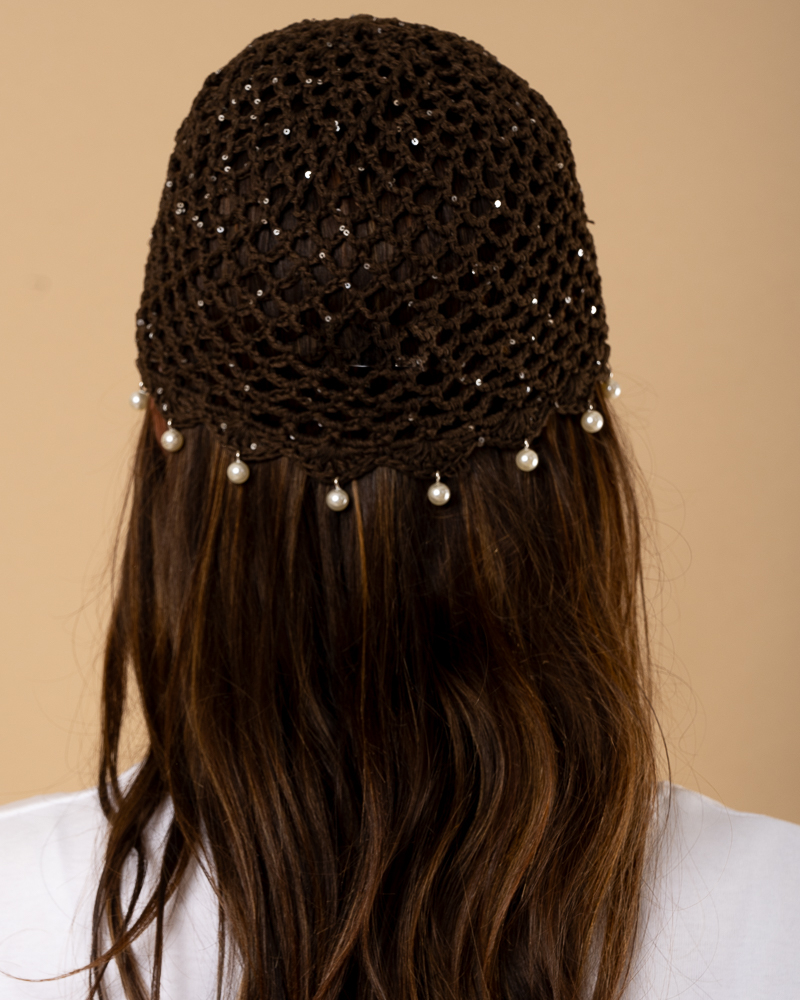 Bonnet perles