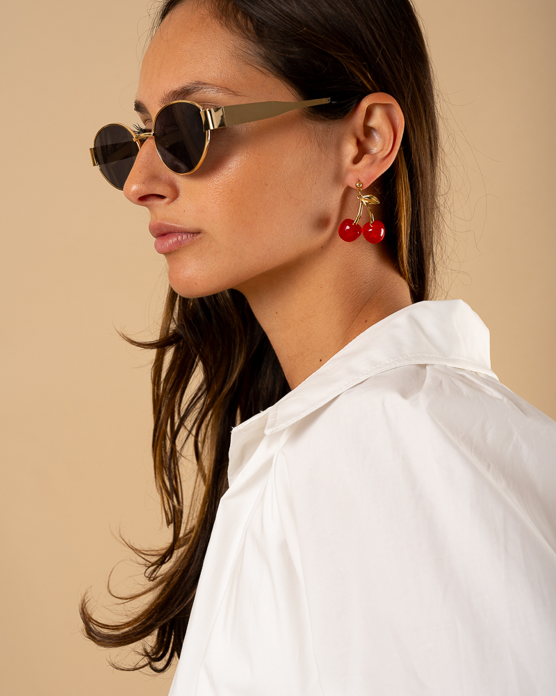 Boucles d'oreilles cerises