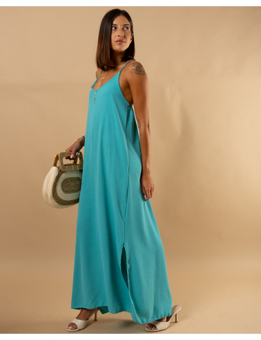 Robe longue bretelles