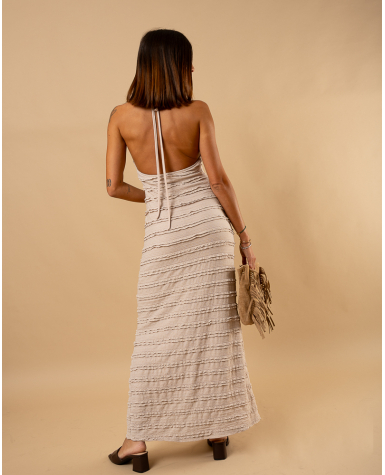 Robe dos nu gaufre