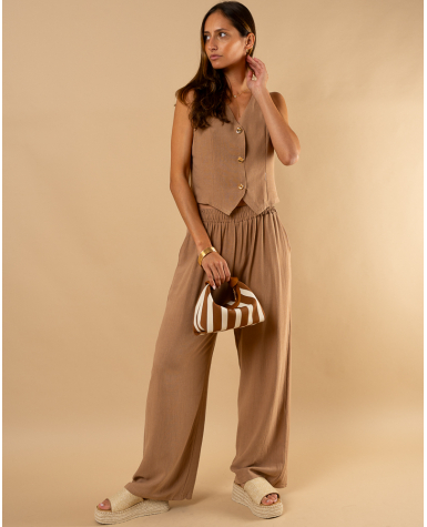 Pantalon lin