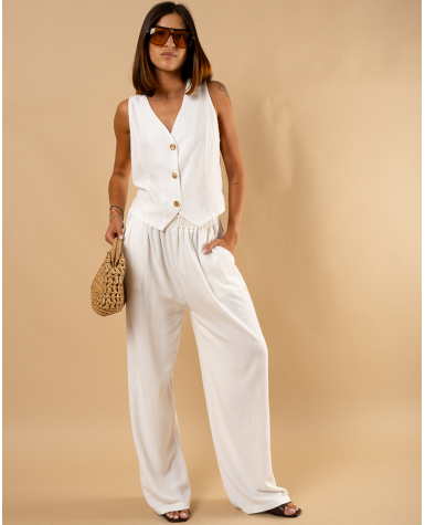 Pantalon lin