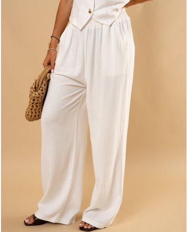 Pantalon lin