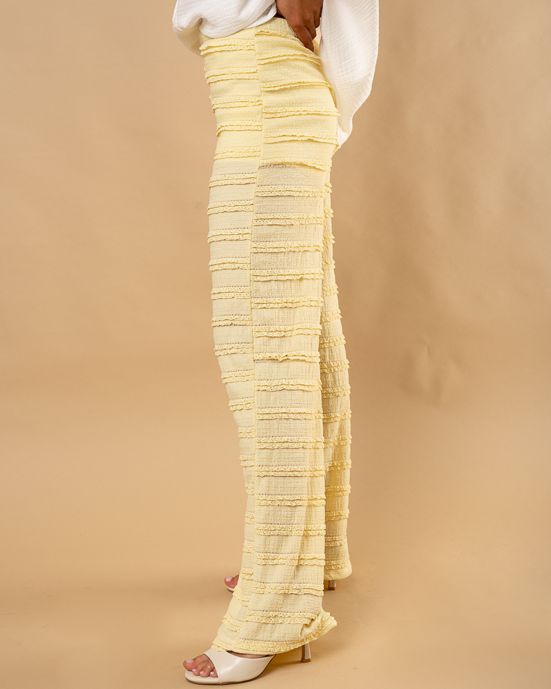Pantalon gaufre