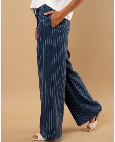 Pantalon rayé