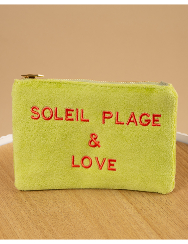 Pochette éponge message