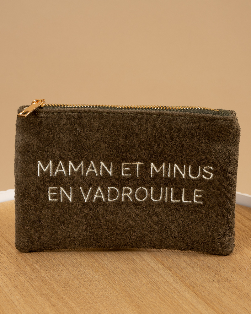 Pochette éponge message