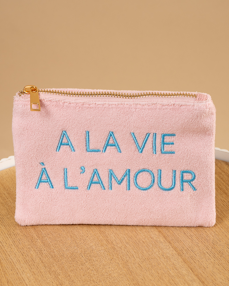 Pochette éponge message