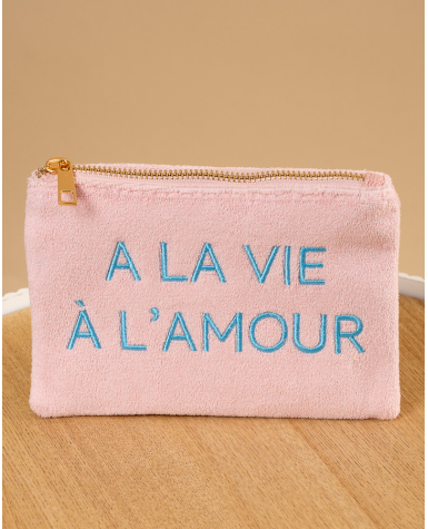 Pochette éponge message Pochette éponge message