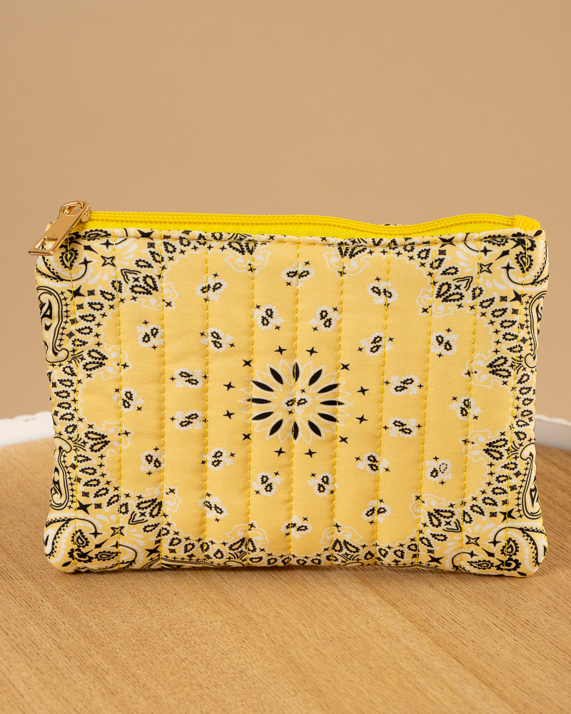 Pochette matelassée bandana Pochette matelassée bandana