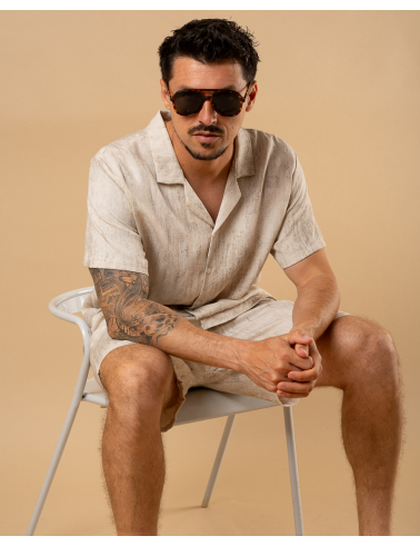 Chemise beige