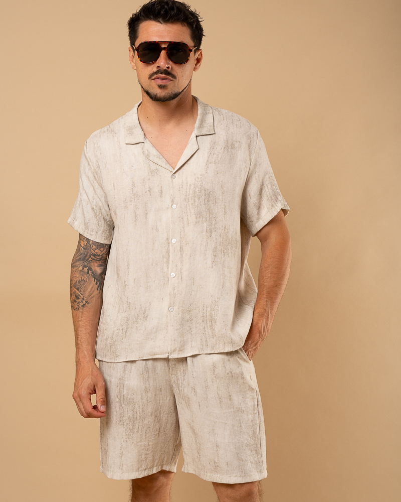 Chemise beige