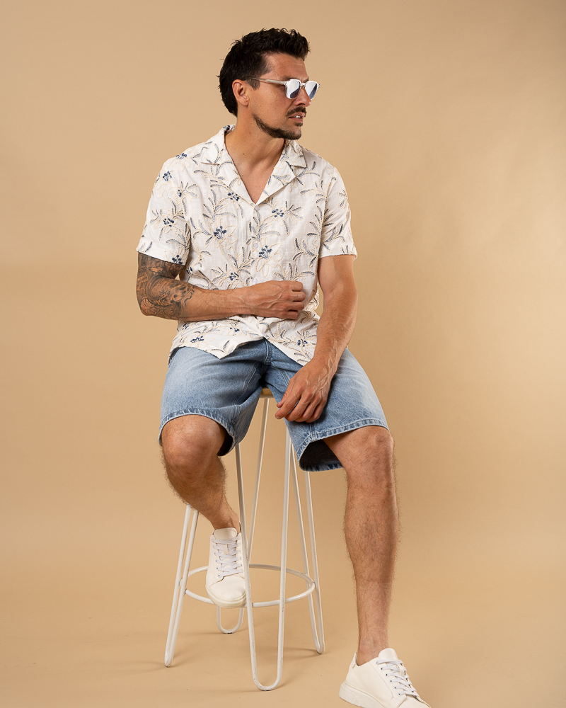 Chemise fleurs