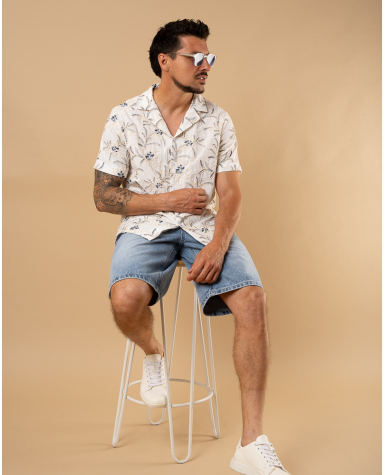 Chemise fleurs