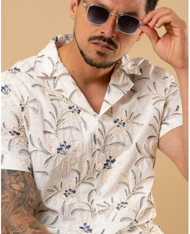 Chemise fleurs
