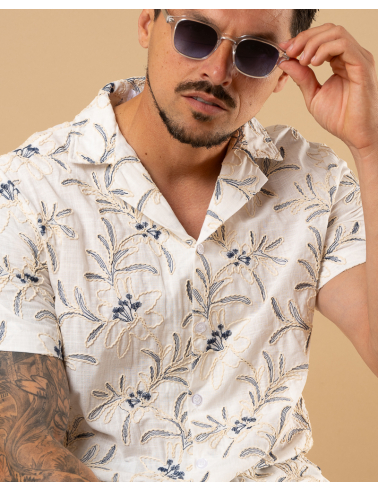 Chemise fleurs