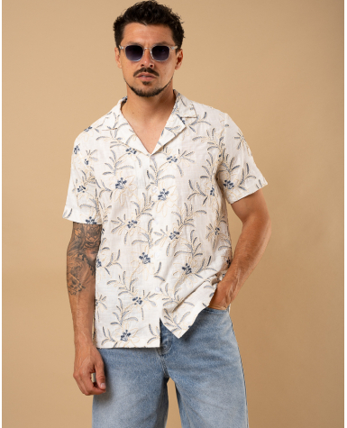 Chemise fleurs
