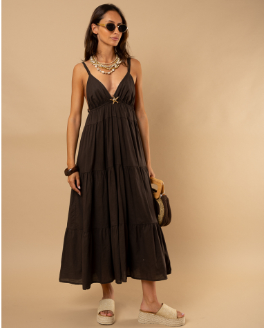 Robe étoile doré