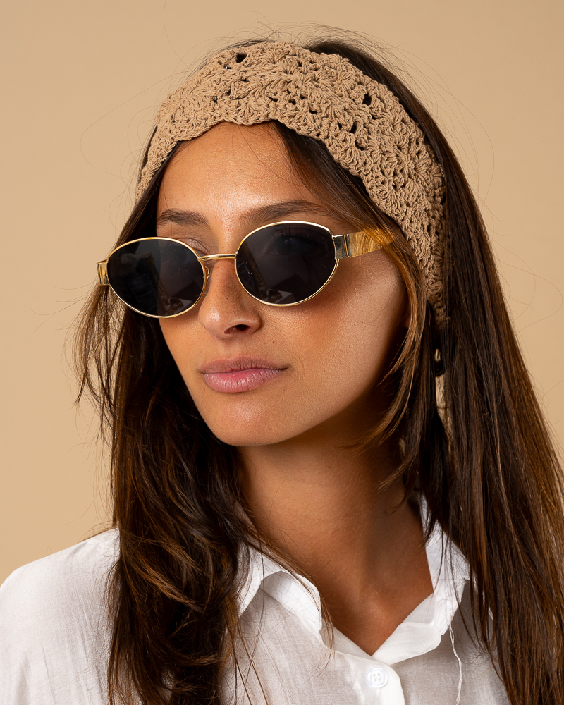Bandeau lacet macramé